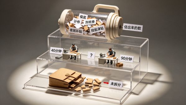 成本核算数据示意