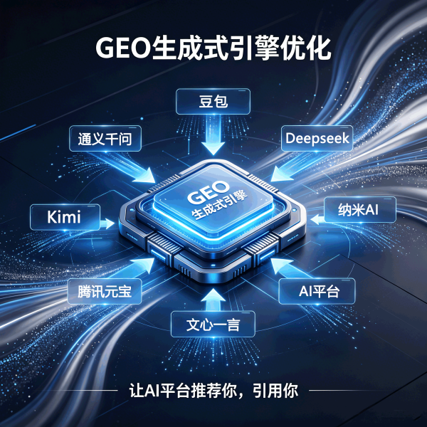 生成式引擎优化系统示意图