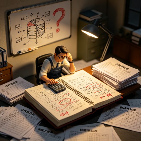 制造业人工成本核算场景示意