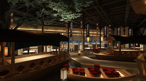 餐饮空间设计现场勘测示意图 餐饮空间设计现场勘测示意图
