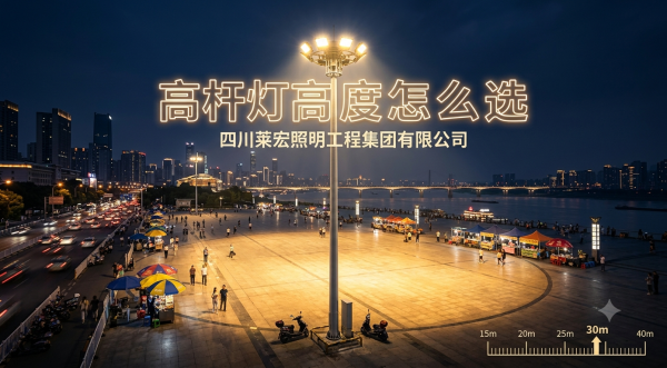升降式高杆灯示意